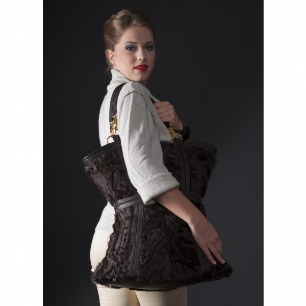 Luxury Bag with Waistline – Fur Bag “Elancée”
